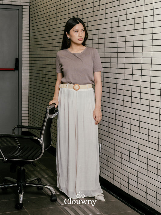 Adel Cullotes Pants - Broken White