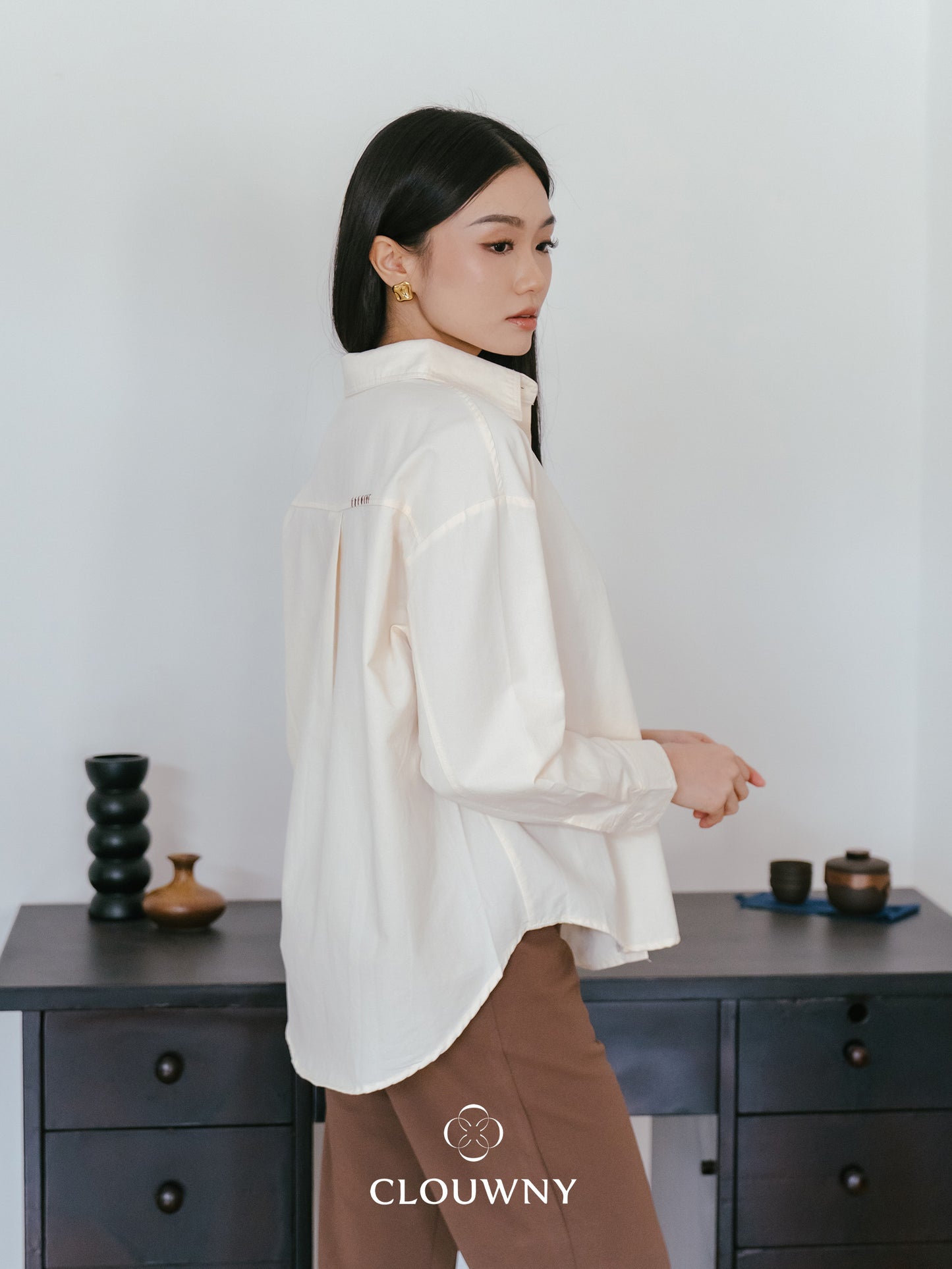 Travis Pocket Shirt - Broken White