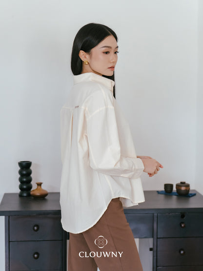 Travis Pocket Shirt - Broken White