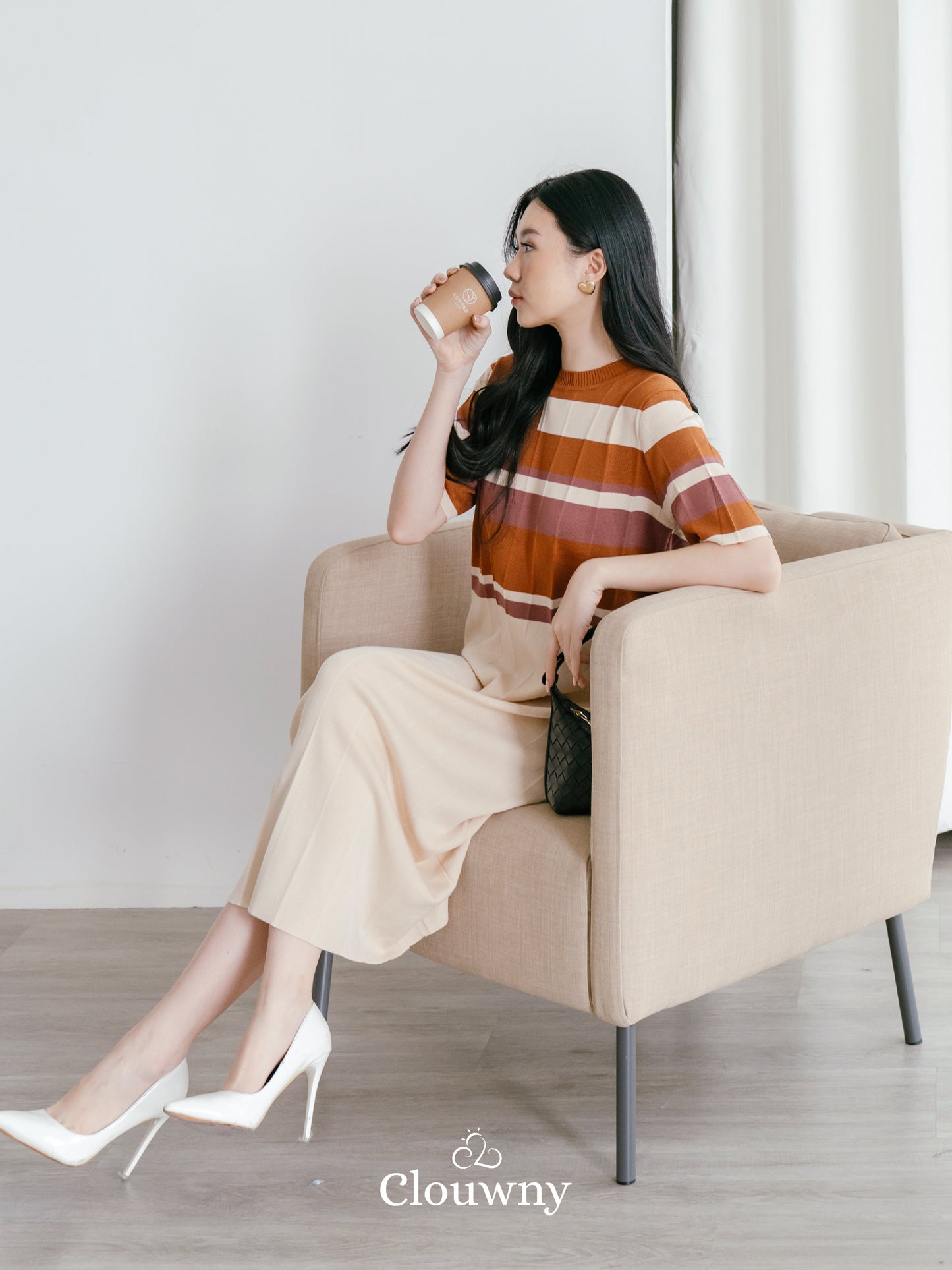 Fille Knit Dress - Cream