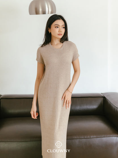 Dune Knit Dress - Khaki