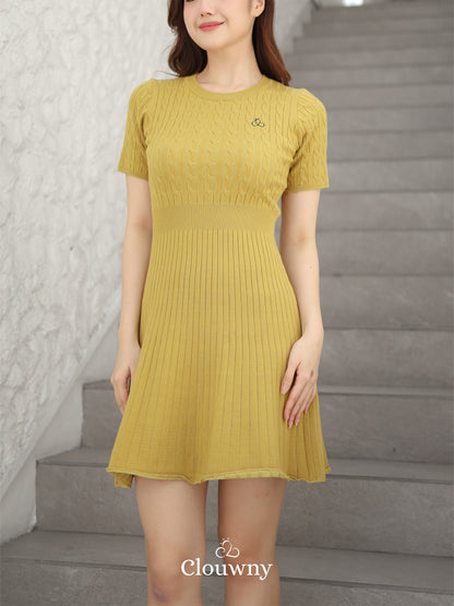 Kansa Knit Dress - Lime