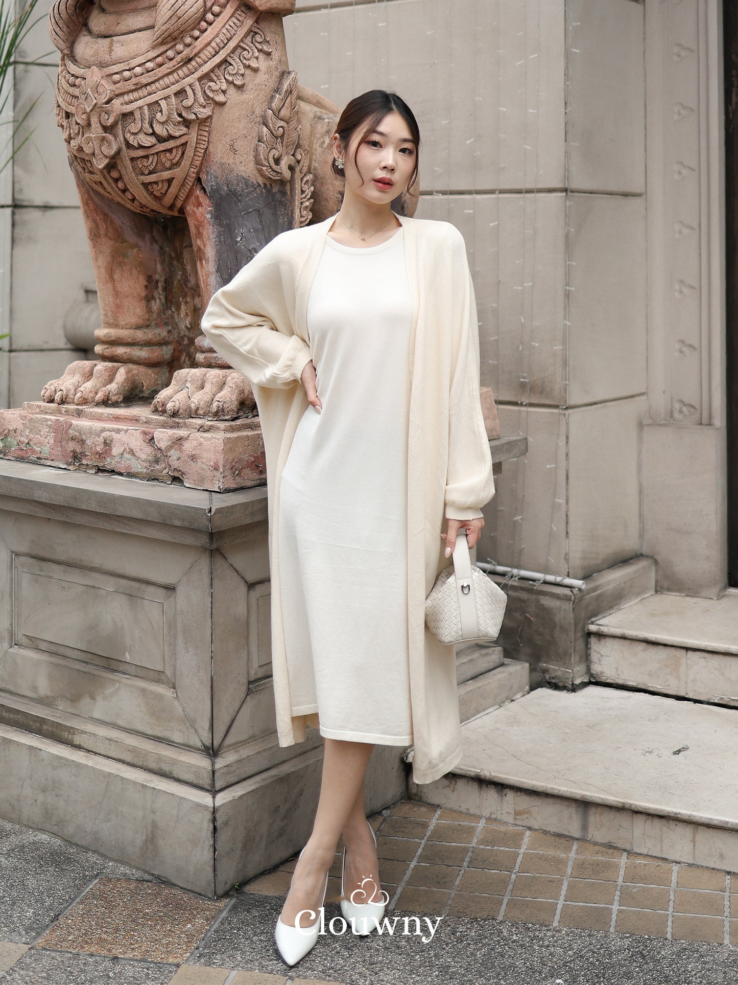 Tatiana Knit Outer - Cream