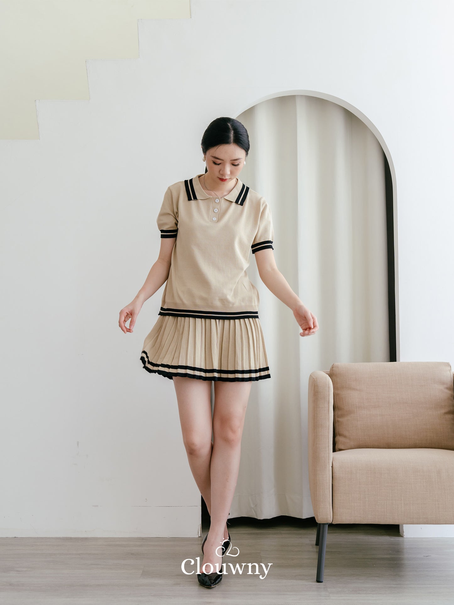 Pluto Knit Set - Khaki