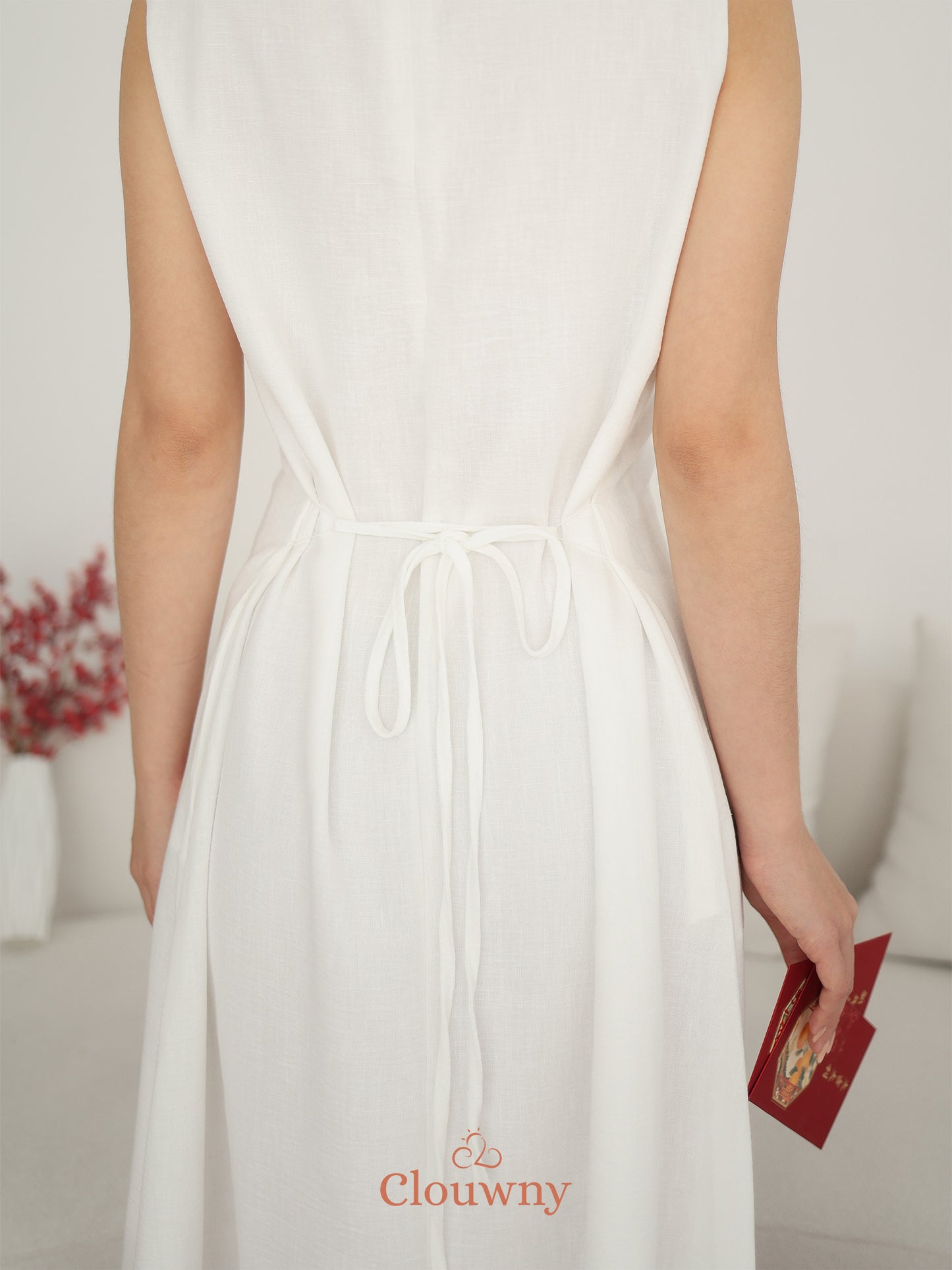 Barla Loose Dress - White