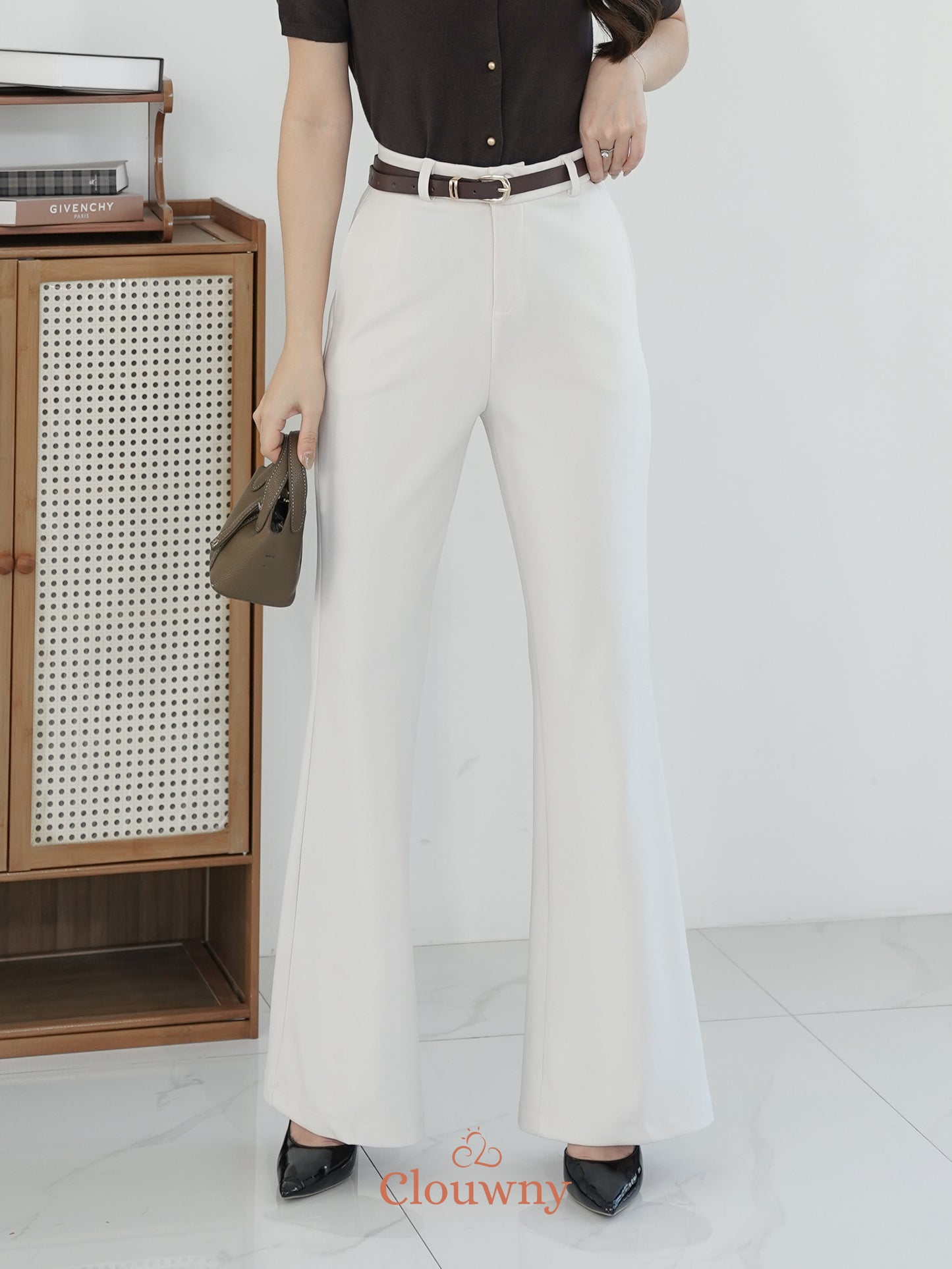 Kino Cutbray Pants - Broken White
