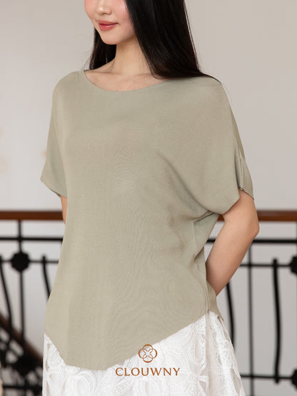 Wayne Shoulder Off Top - Sage Green