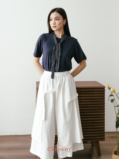 Avena Double Layer Pants - White