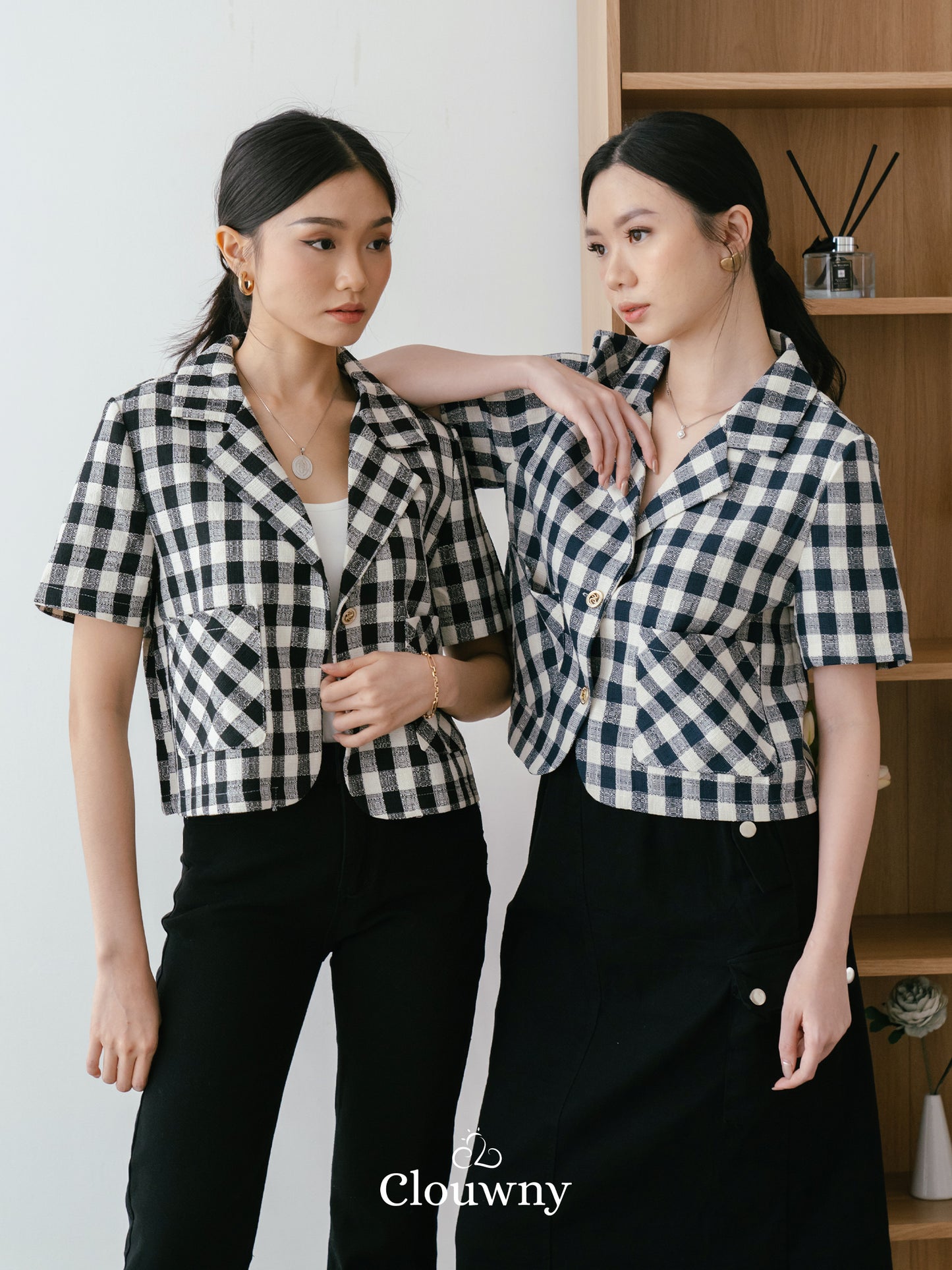 Alabama Checkered Top - Black