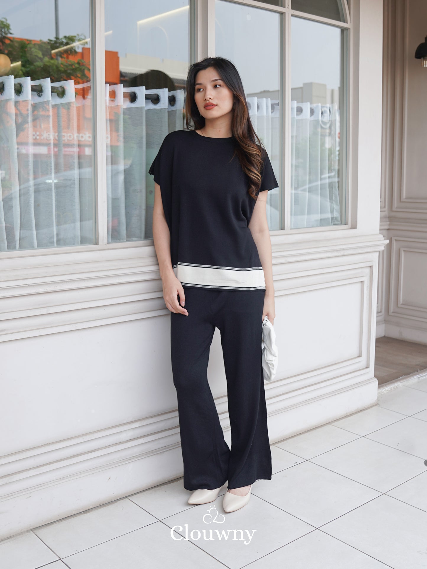 Mile Knit Set - Black