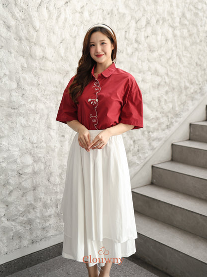 Racita Layer Pants - White