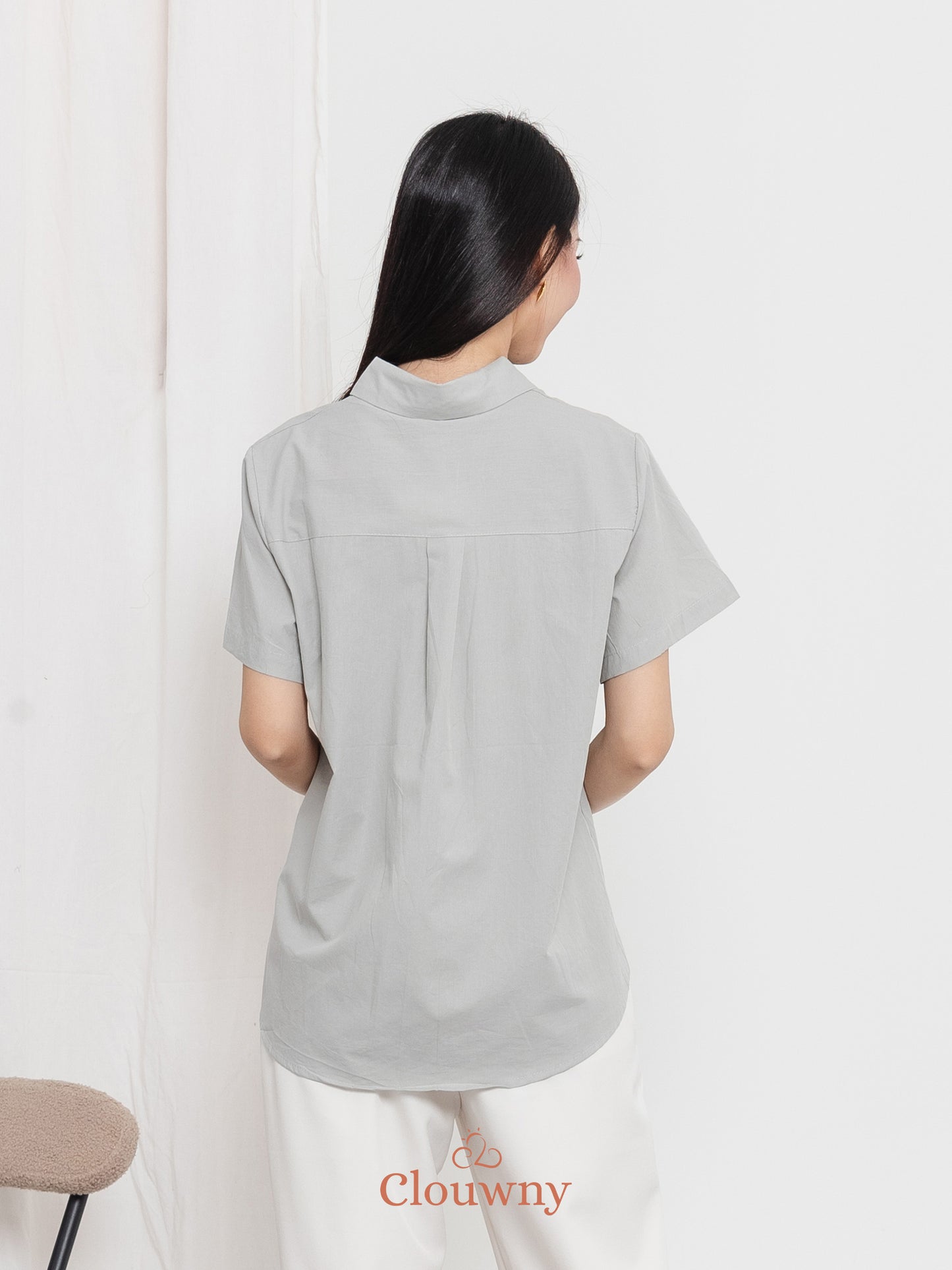 Patra Cotton Shirt - Sage Green