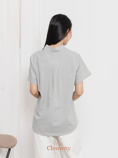 Patra Cotton Shirt - Sage Green