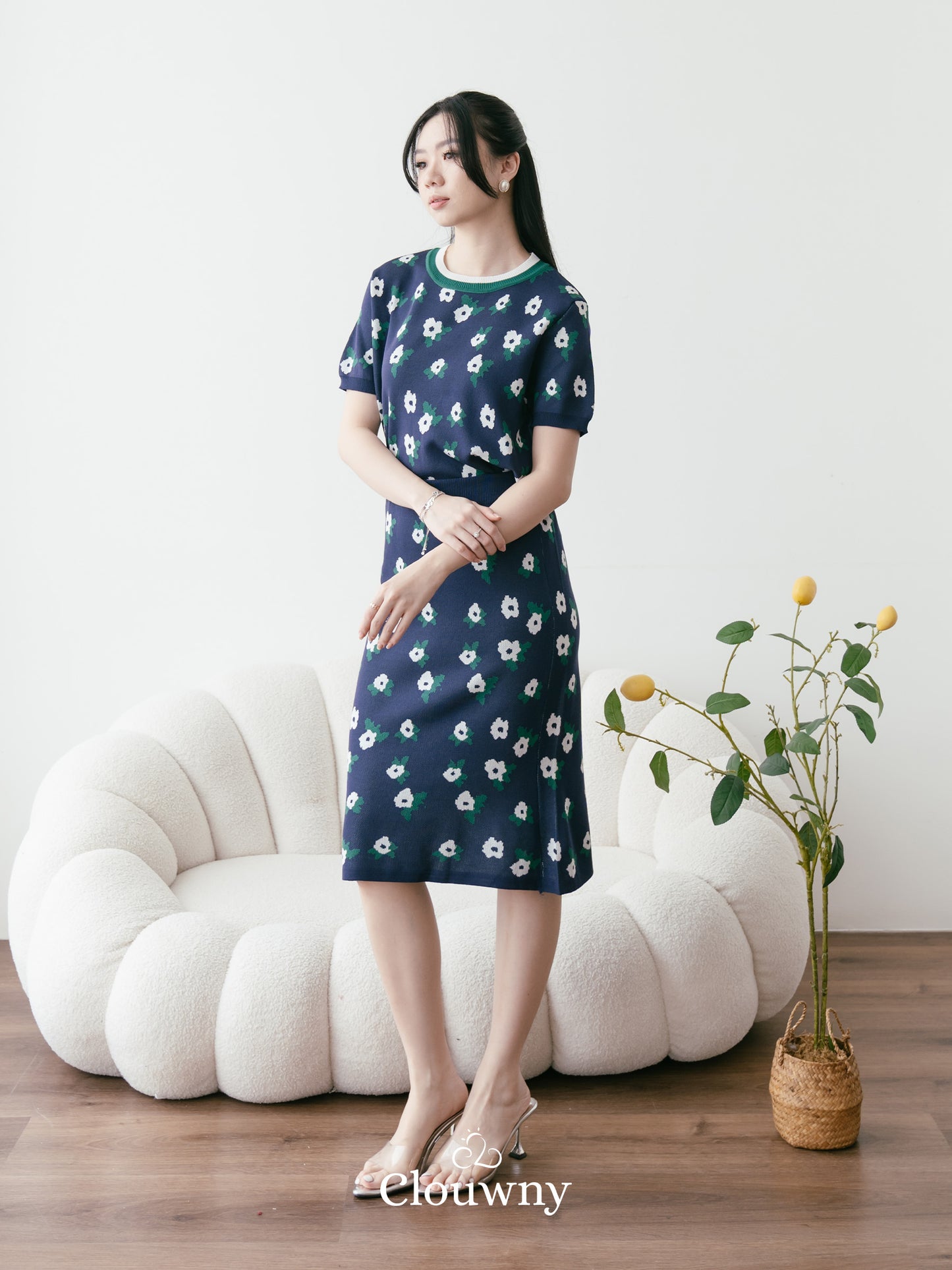 Sakura Knit Set - Navy