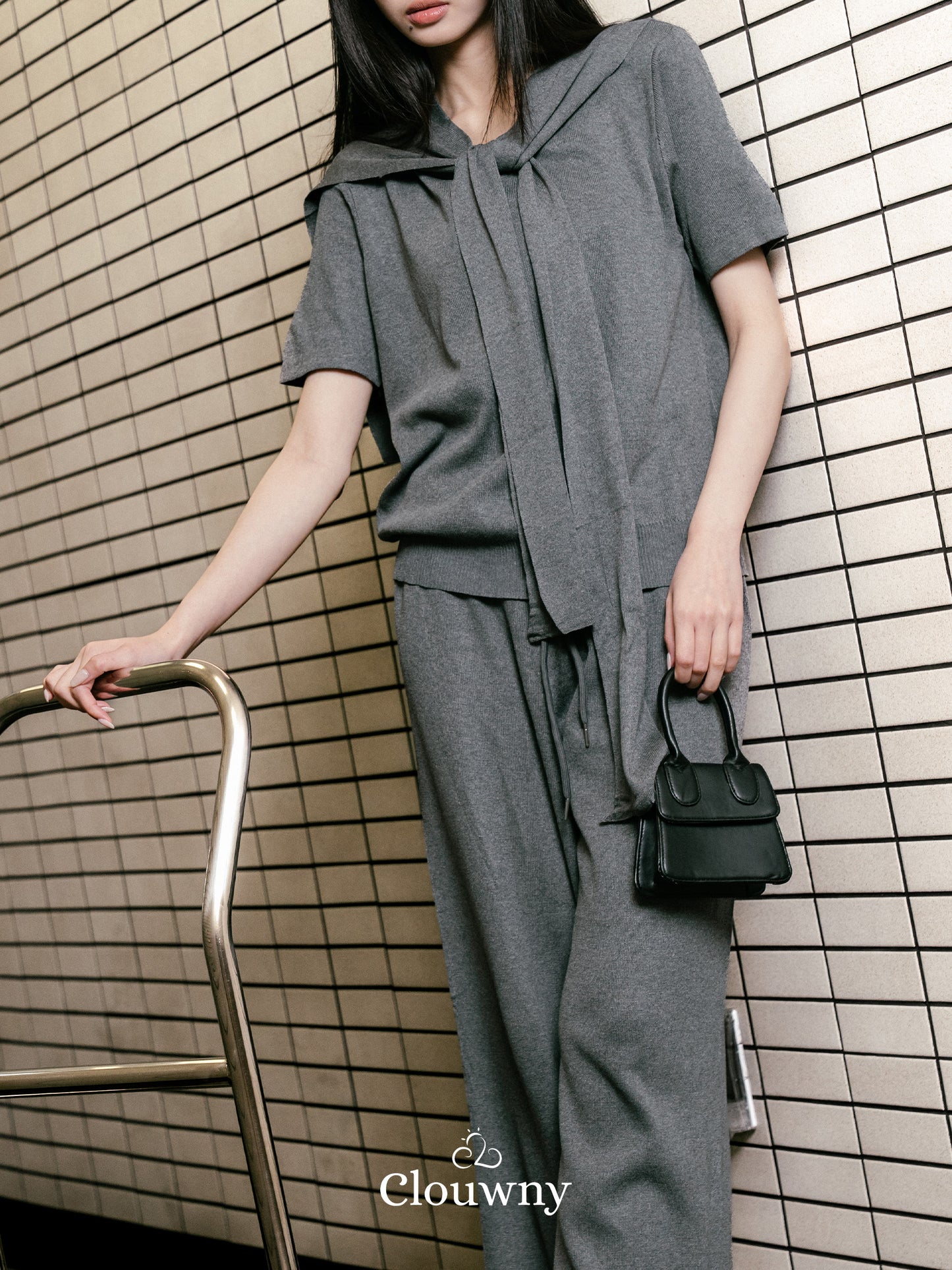 Francis Knit Set - Grey