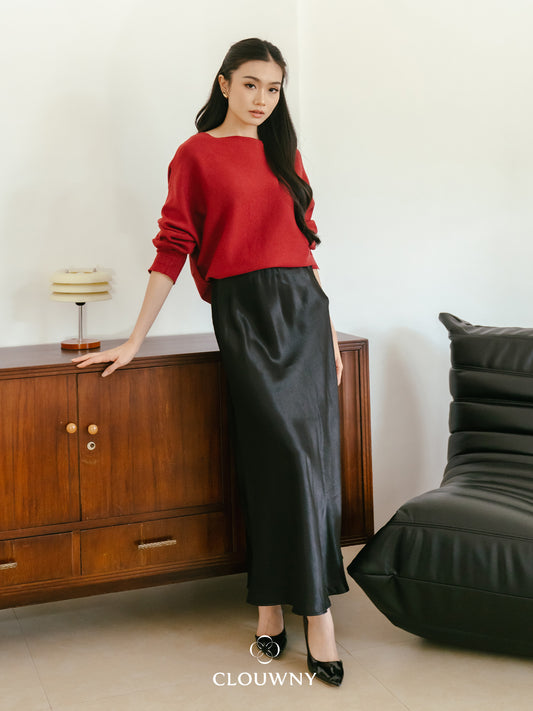 Briela Long Skirt - Black