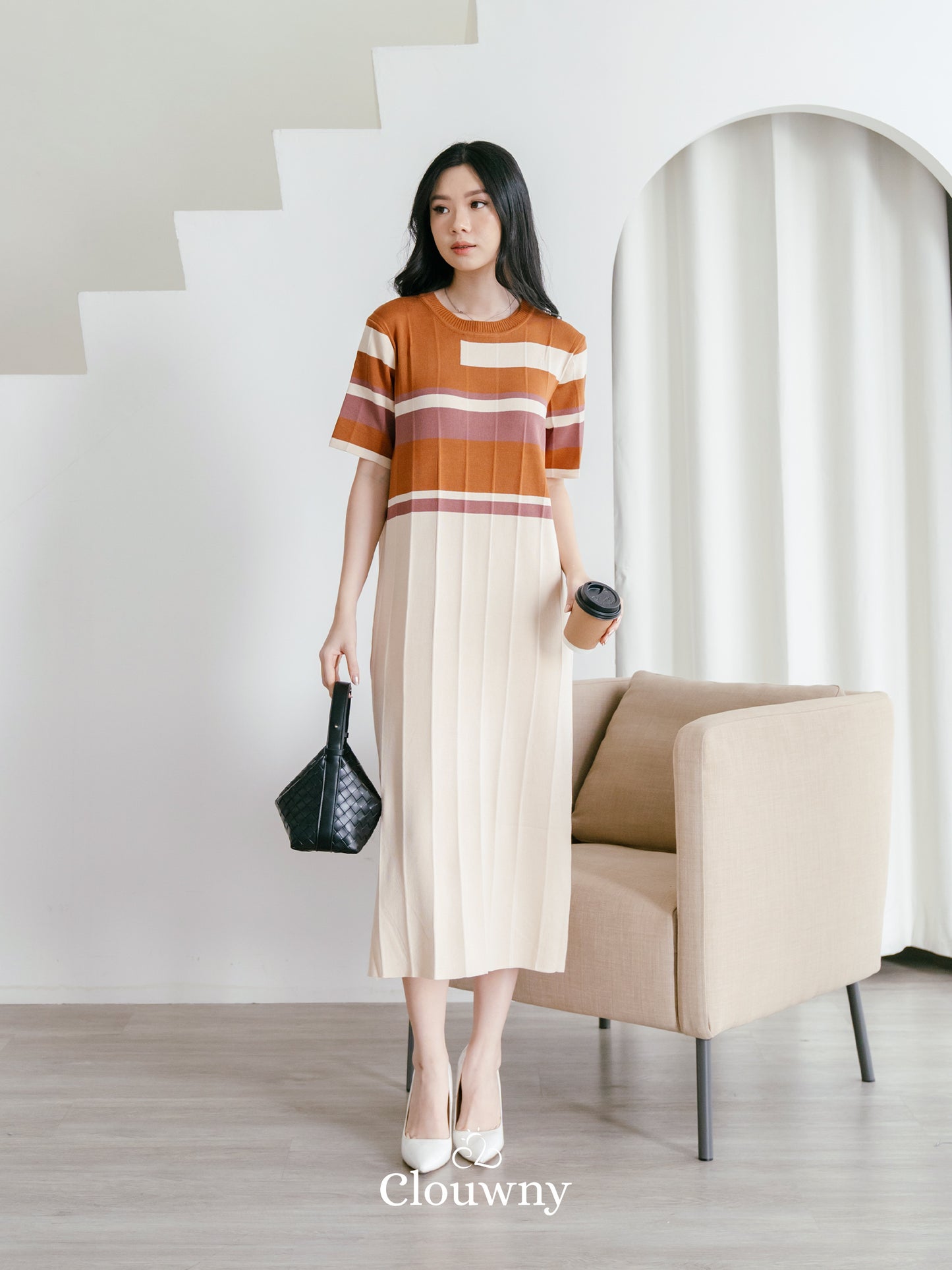 Fille Knit Dress - Cream