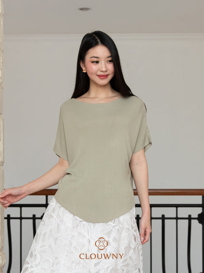 Wayne Shoulder Off Top - Sage Green