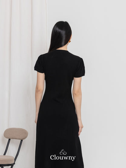 Konsta Knit Dress - Black