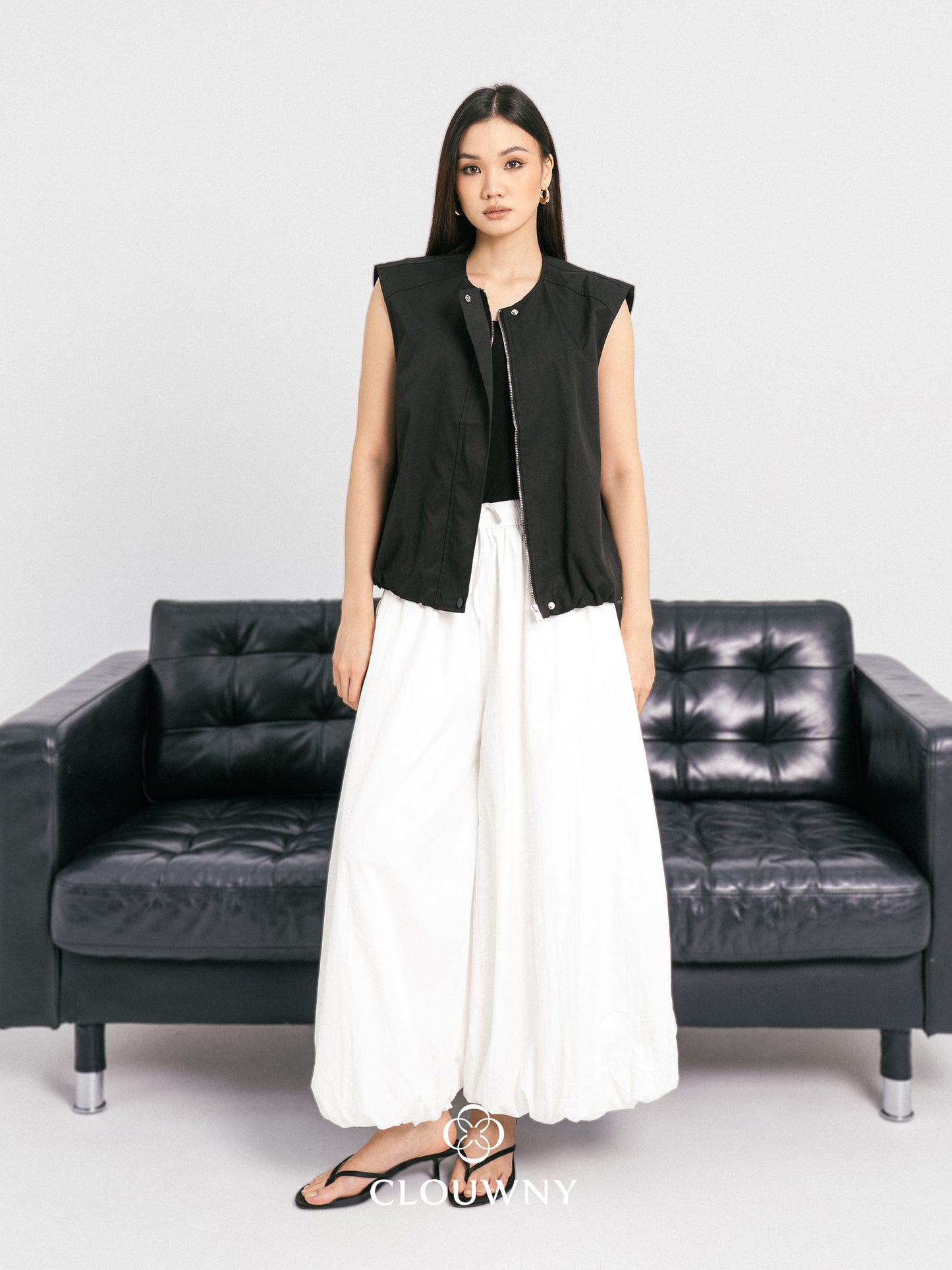 Sasya Ballon Pants - White