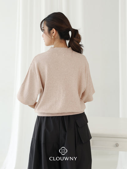 Castle Knit Top - Dusty Pink