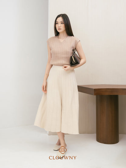Chesma Knit Skirt - Cream