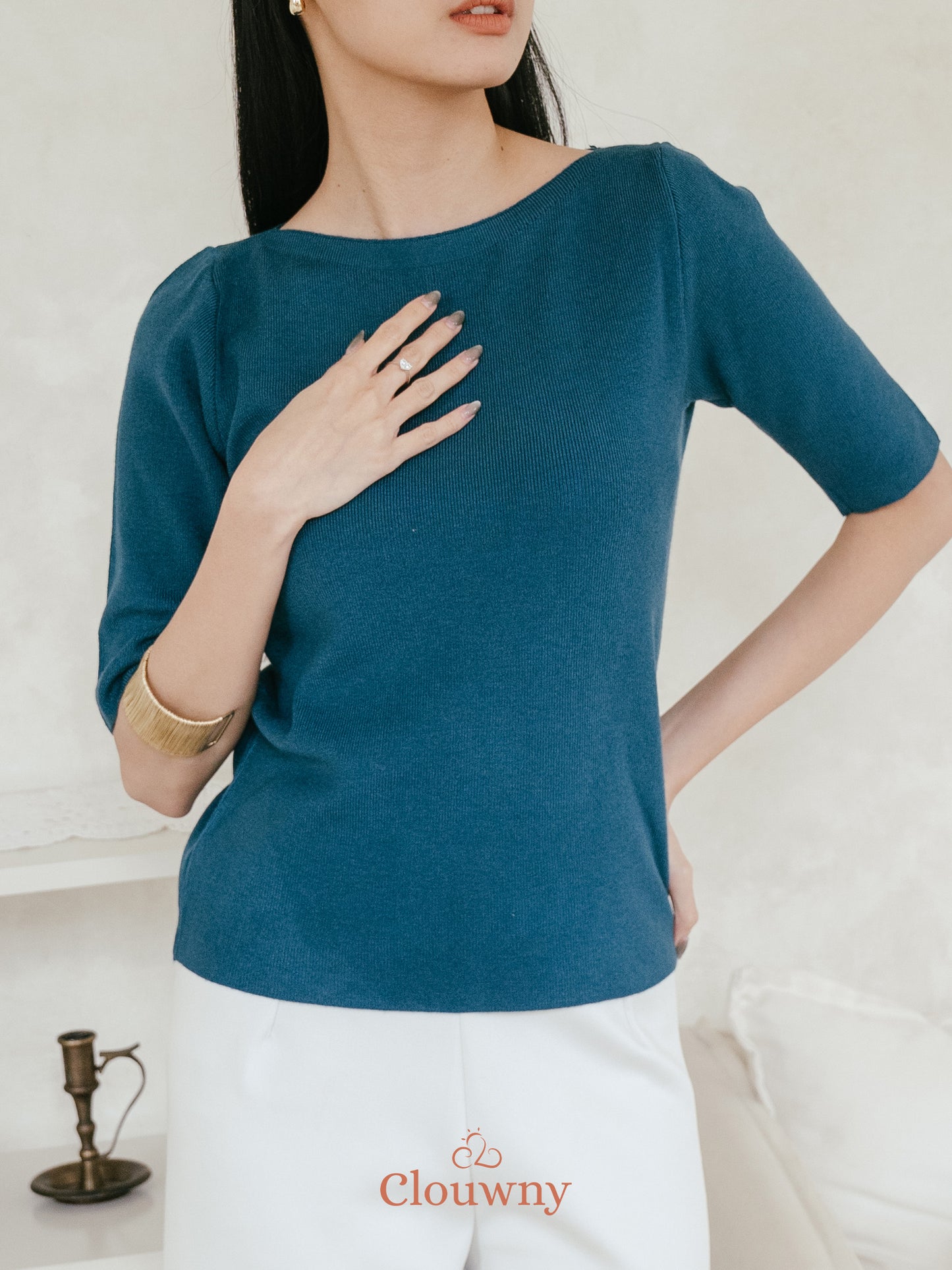Remy Knit Top - Teal
