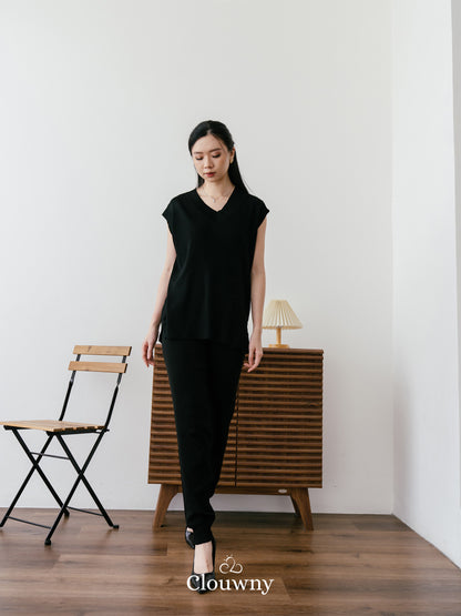 Moreno Knit Set - Black