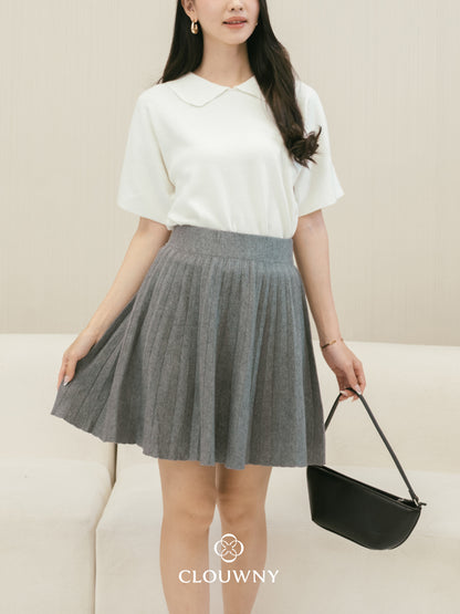 Diva Knit Skirt - Grey