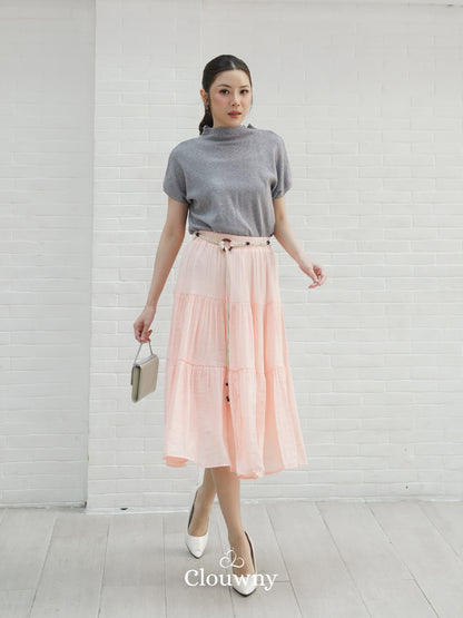 Kila Flare Skirt - Peach