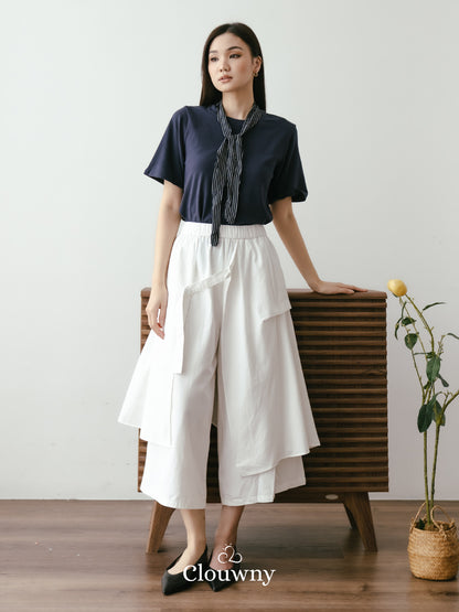 Avena Double Layer Pants - White