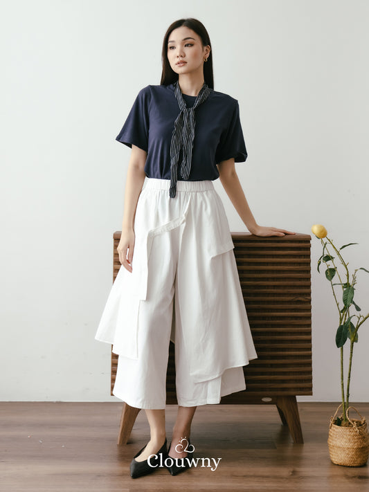 Avena Double Layer Pants - White