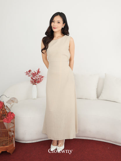 Barla Loose Dress - Cream