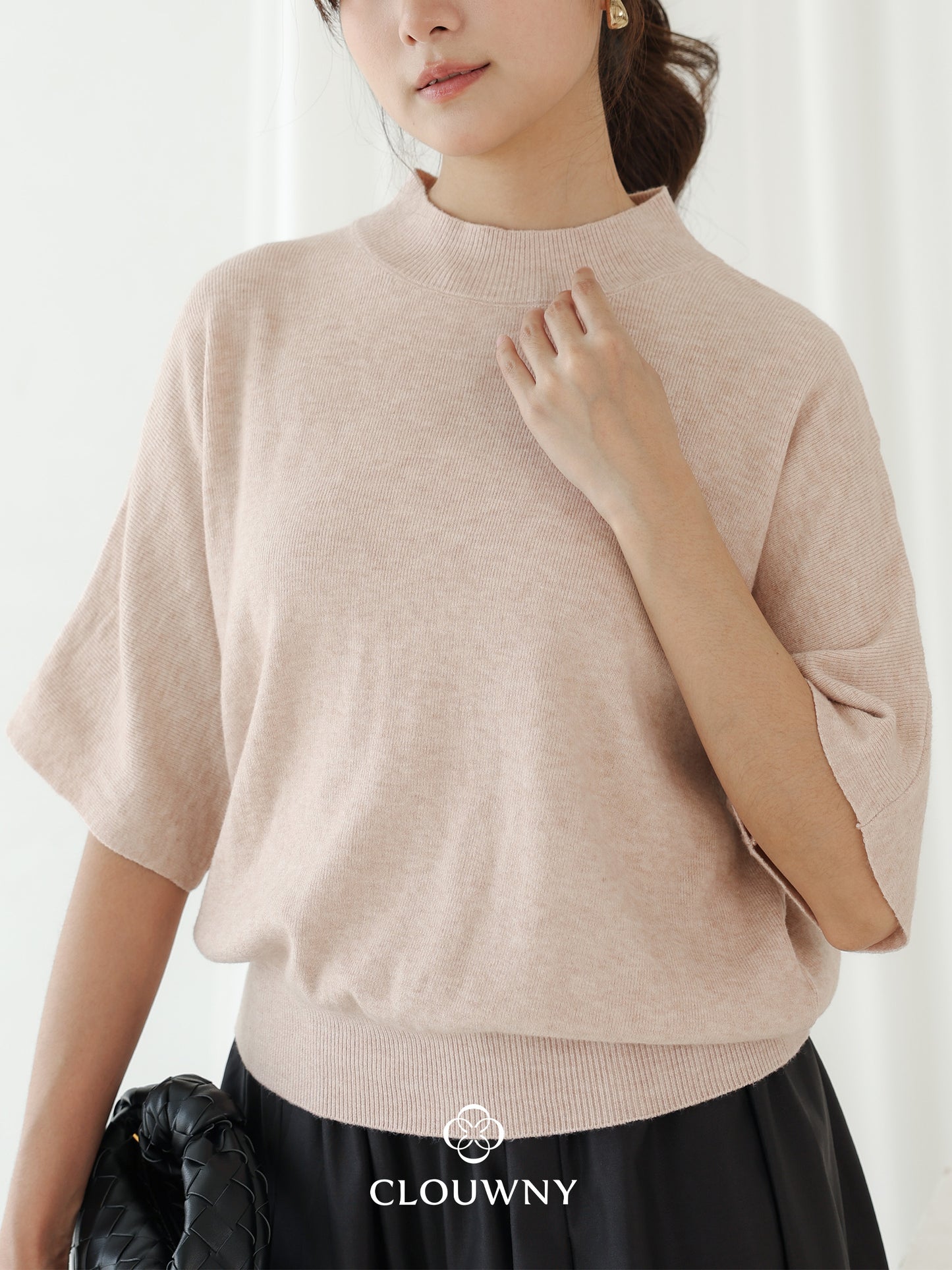 Castle Knit Top - Dusty Pink