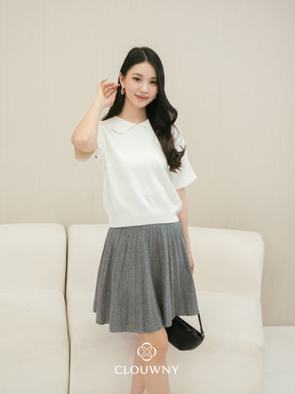 Diva Knit Skirt - Grey