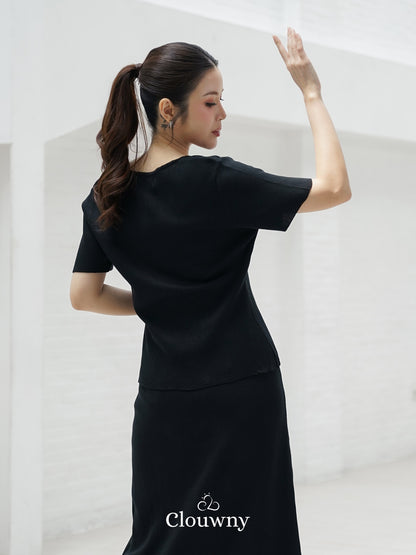 Isabel Knit Set - Black