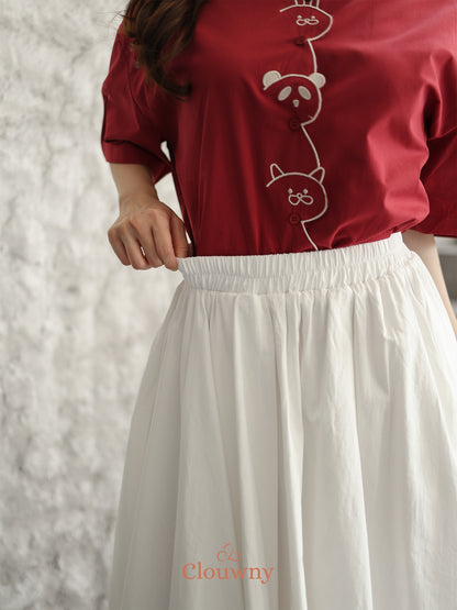 Racita Layer Pants - White