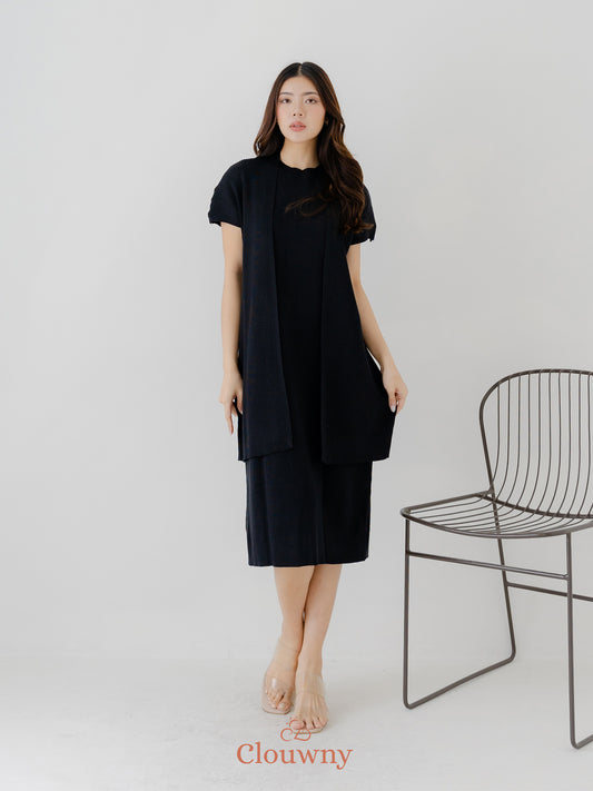 Noona Dress Knitt - Black