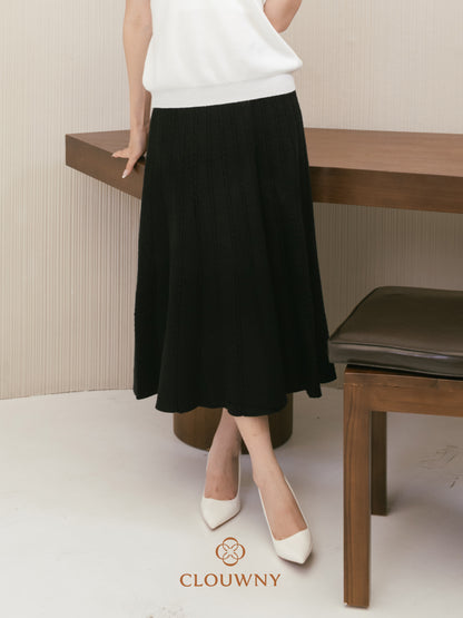 Chesma Knit Skirt - Black