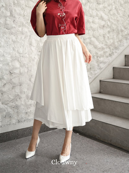 Racita Layer Pants - White