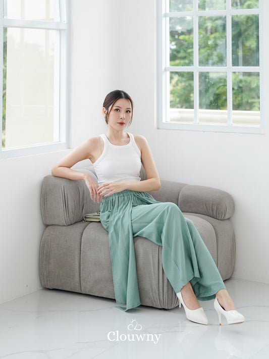 Mia Layer Cullotes - Mint