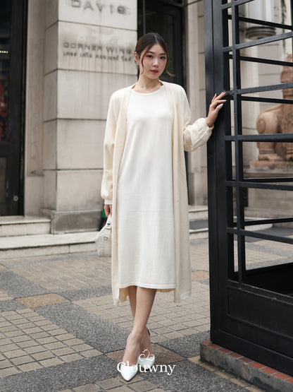 Tatiana Knit Outer - Cream