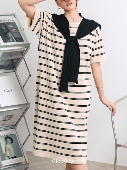 Sara Scarf Dress - Broken White