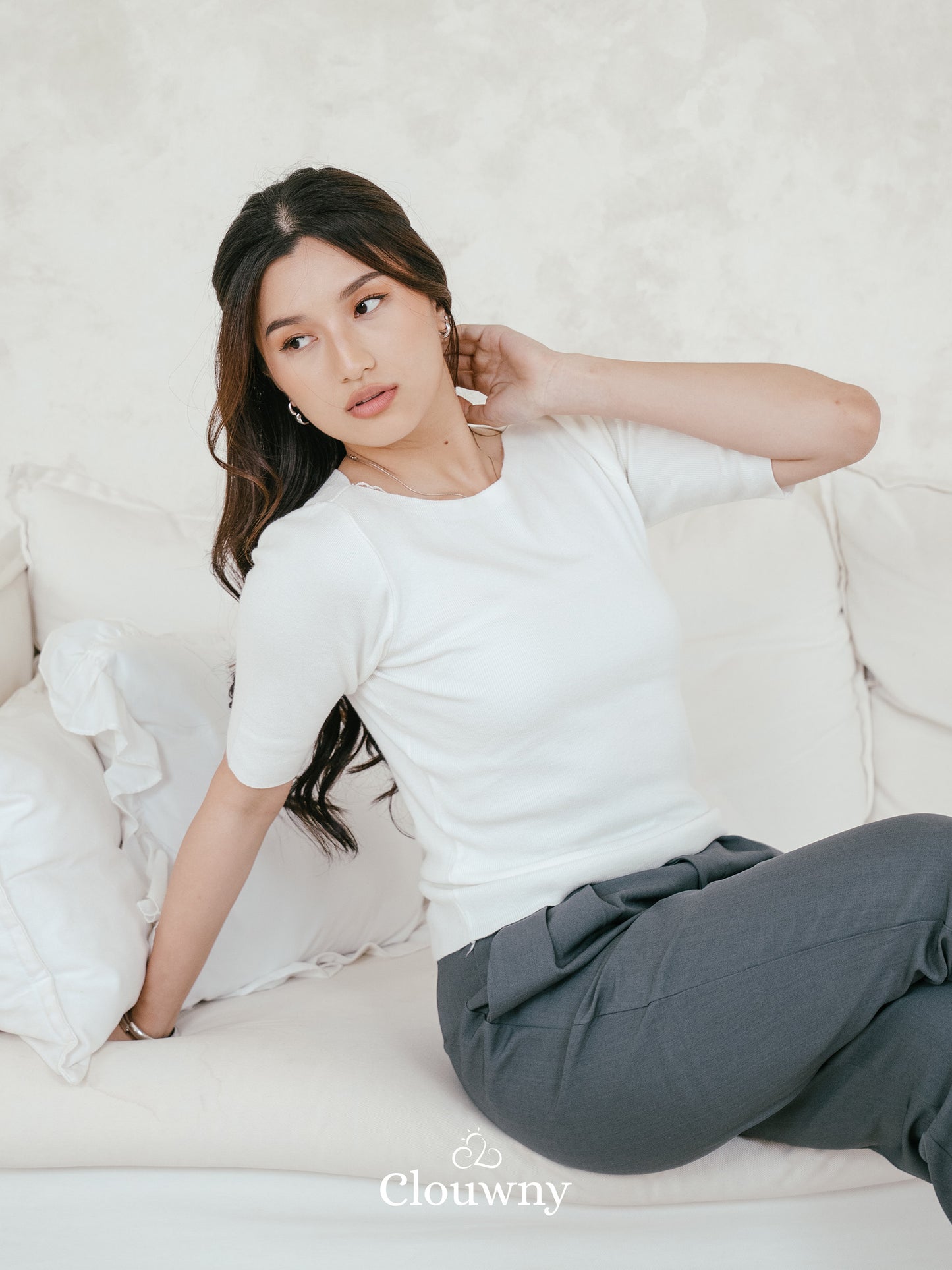 Remy Knit Top - White
