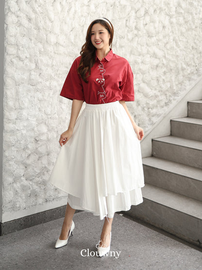 Racita Layer Pants - White