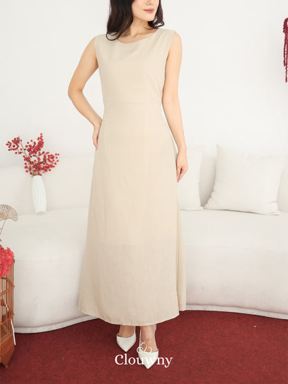 Barla Loose Dress - Cream