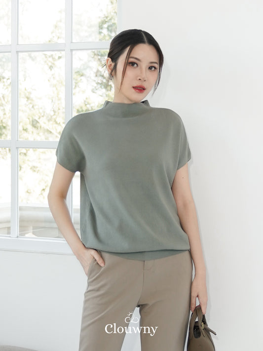 Semi Turtle Top - Green