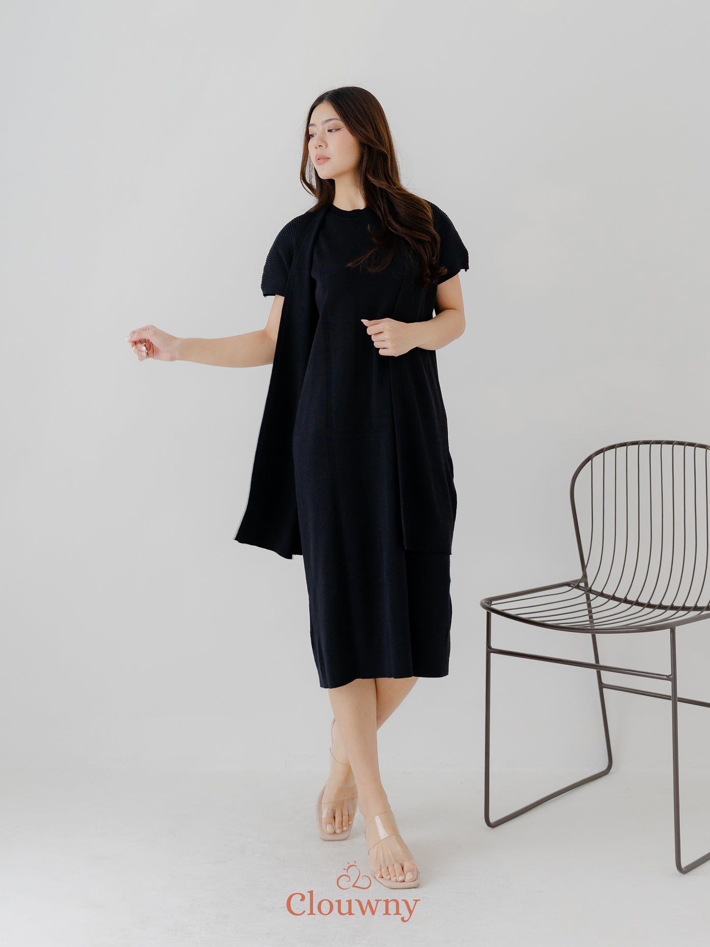 Noona Dress Knitt - Black