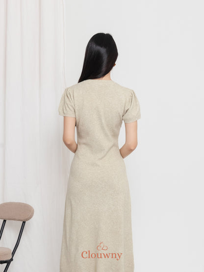 Konsta Knit Dress - Khaki