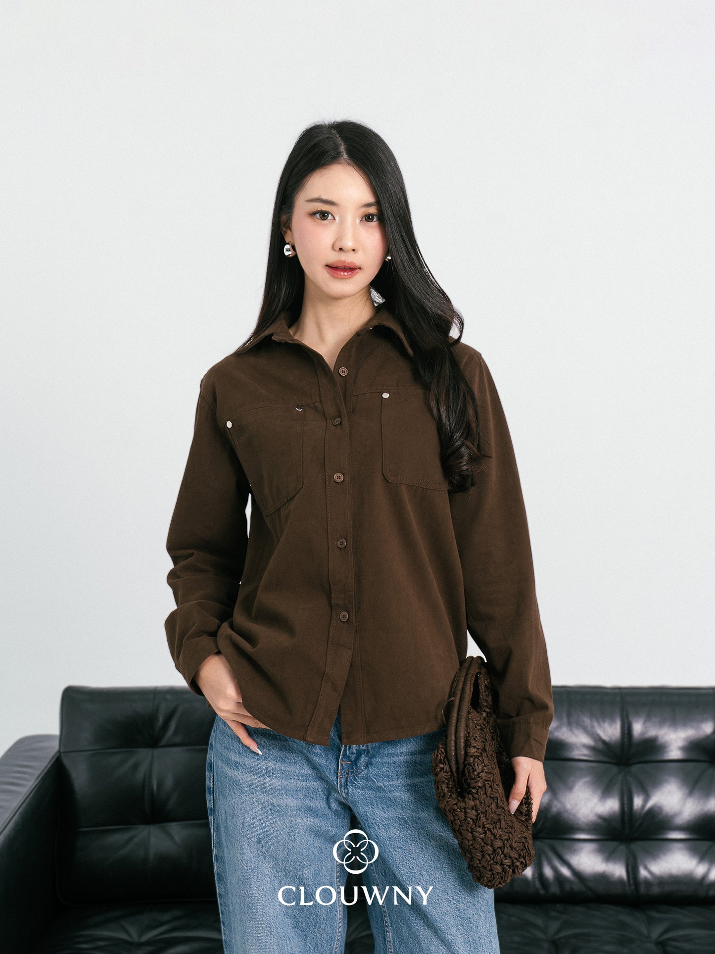 Duches Pocket Shirt - Coffee